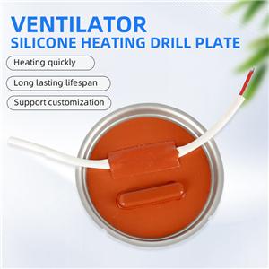 Silicone Heater for Ventilator Circular Constant Temperature with Metal Disc